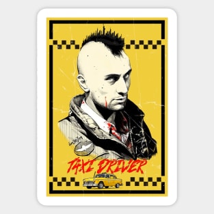 Taxi Driver 1976 Worn Sticker